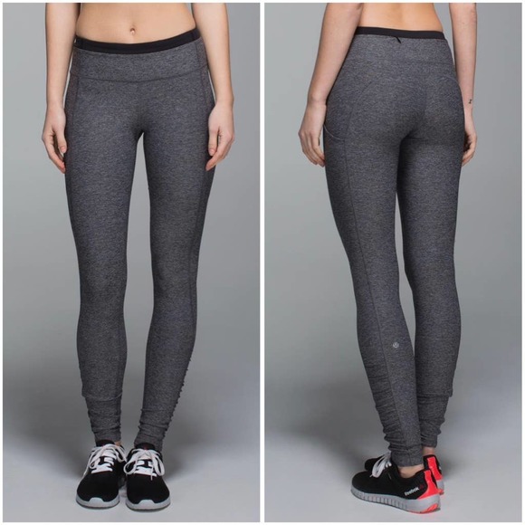 Lululemon Speed Tight III *All Luxtreme Leggings in Heathered Black Gray - Picture 1 of 15